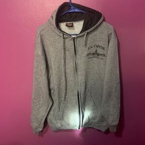 Vintage USA CAPITOL HILL HOODIE SIZE M MADE IN USA